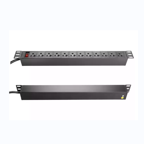 RockRack Rack Mount 1U PDU 12 Way US American Type With On/Off Switch ...